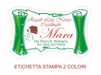 Etichette adesive per articoli da regalo e casalinghi (mm 55X34)  (cod.5L )